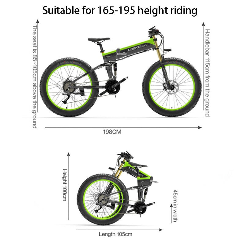 Elektrický bicykel LANKELEISI XT750 PLUS 3